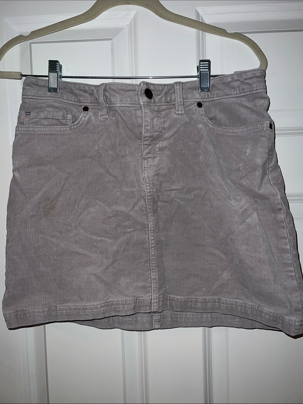 Patagonia Corduroy Skirt in “drifter grey”, size 8